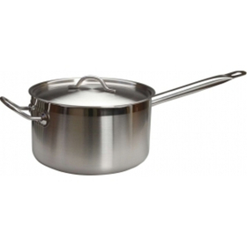 Сотейник 4,0 л. нерж. d=20 см. h=12,5 см. с крышк. двойное дно (индукция) MGSteel (46649)