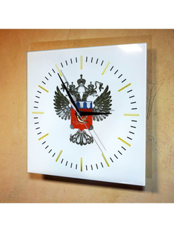 Настенные часы "Эмблема Росрезерв 02 48"