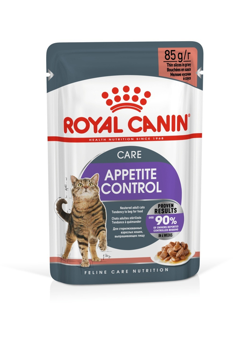 Влажный корм Royal Canin Appetite Control Care для кошек предрасположенных к набору лишнего веса, в