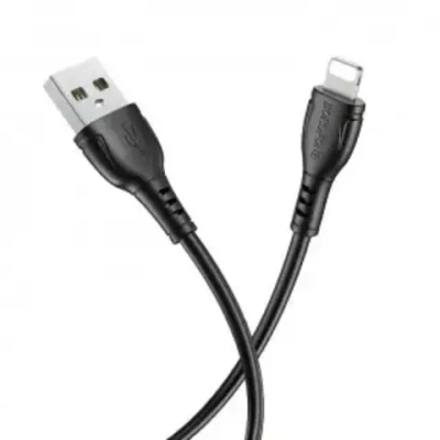 Кабель Borofone BX51 USB-Lightning 2.4А 1м PVC Black