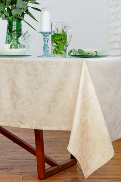 Скатерть 180 и 8 салфеток EmilioGatti Florida Avorio