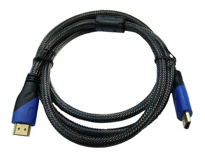 Кабель HDMI (M) - HDMI (M) ORBITA OT-AVW04 (SH-121) 1.5m оплетка 2 фильтра