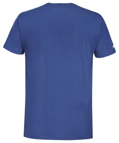 Мужская теннисная футболка Babolat Exercise Big Flag Tee Men - sodalite blue