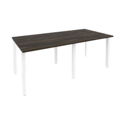 Onix Стол переговорный O.MP-PRG-2.1 Дуб Мали/Металл Белый 1960*980*750