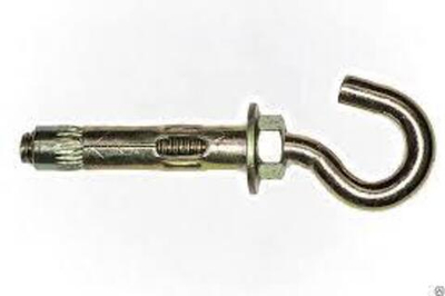 Болт анкерный с крюком 8*40мм,, желтопассивированный, ЗУБР Профессионал