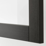 Навесной шкаф - IKEA BESTÅ/BESTA, 120x42x38 см, черный, БЕСТО ИКЕА