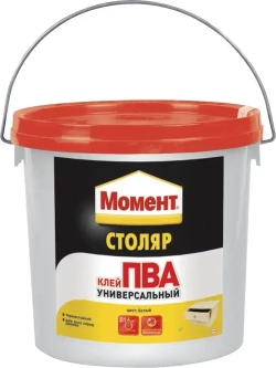 Клей столярный водно-дисперсионный Момент Столяр ПВА Универсал 3 кг.