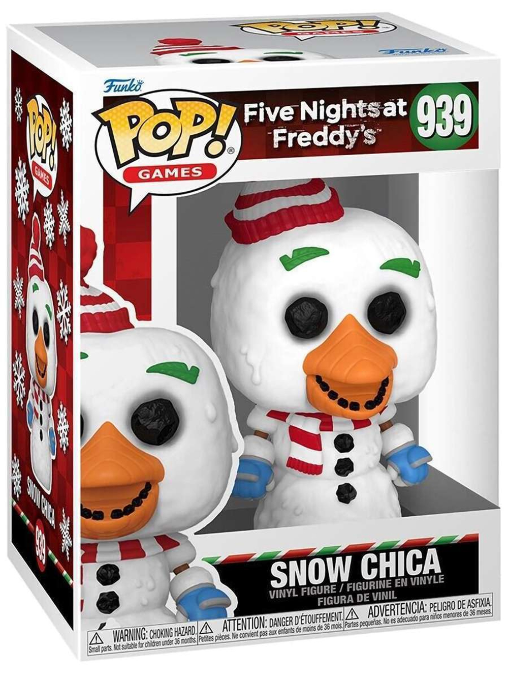 Фигурка Funko POP! Games FNAF Holiday Snow Chica (939) 72486