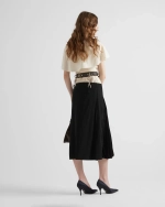 Топ Marocain с рукавами-капе и ретро-стилем от PRADA