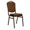 Стул Хит 20мм, арш темно-коричневый, каркас коричневый