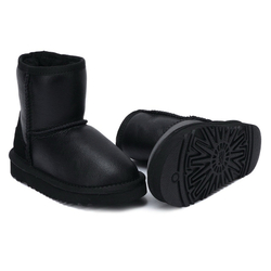 UGG Kids Classic Short Metallic Black