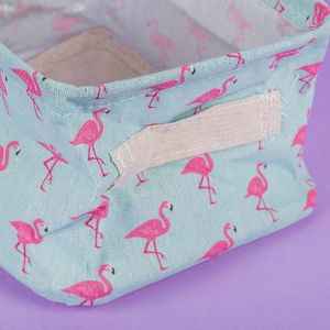 Корзина Flamingo Mint текстил.