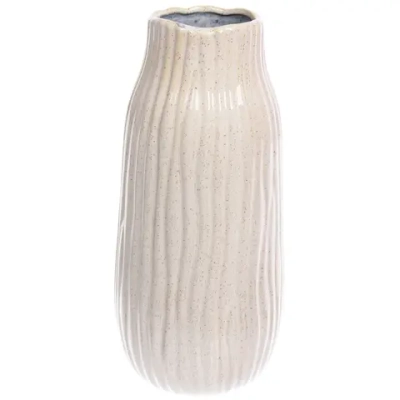 Ваза керамическая «Валенсия» 13*30см песочная