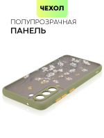 Чехол BROSCORP для Samsung Galaxy S21 FE оптом (арт. SS-S21FE-ST-TPU-KHAKI-PRINT)