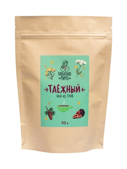 Набор чай "Таежный сбор" 1 шт и мёд васильковый 2 шт, №7