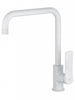 Смеситель для кухни WONZON & WOGHAND, Белый матовый (WW-L1006-MW)