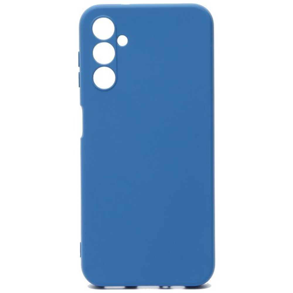 Накладка Samsung A14 4G темно-синий Soft Case Zibelino