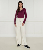 Блузка Tommy Hilfiger - бордовый(UW0UW05224)