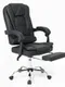 Кресло руководителя YS-800 черное, с подставкой для ног, семиточечный массаж