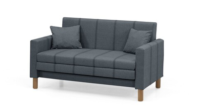 Диван Уют Лайт Strong Plus 10 120*84*82 см, серый Рогожка Выкатной Фиеста