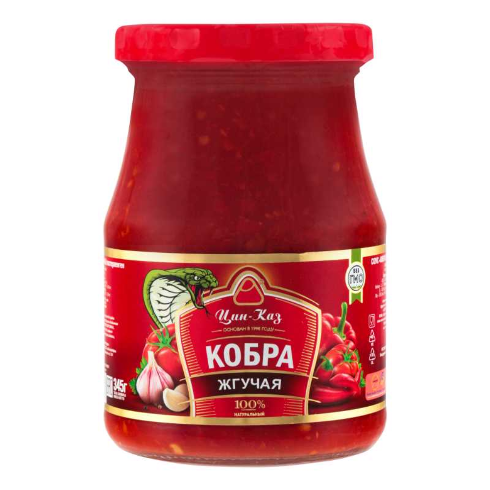 Соус томатный Кобра Цин-каз жгучий 345 гр