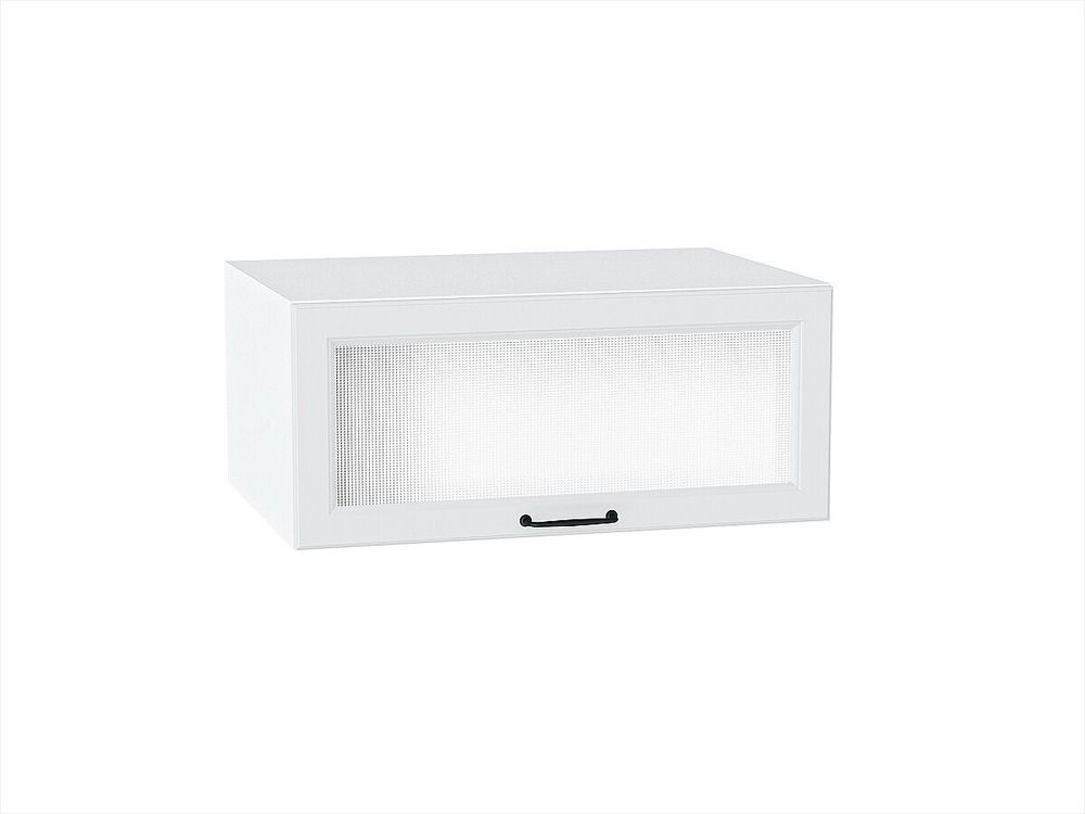 Шкаф верхний горизонтальный остекленный глубокий Ницца