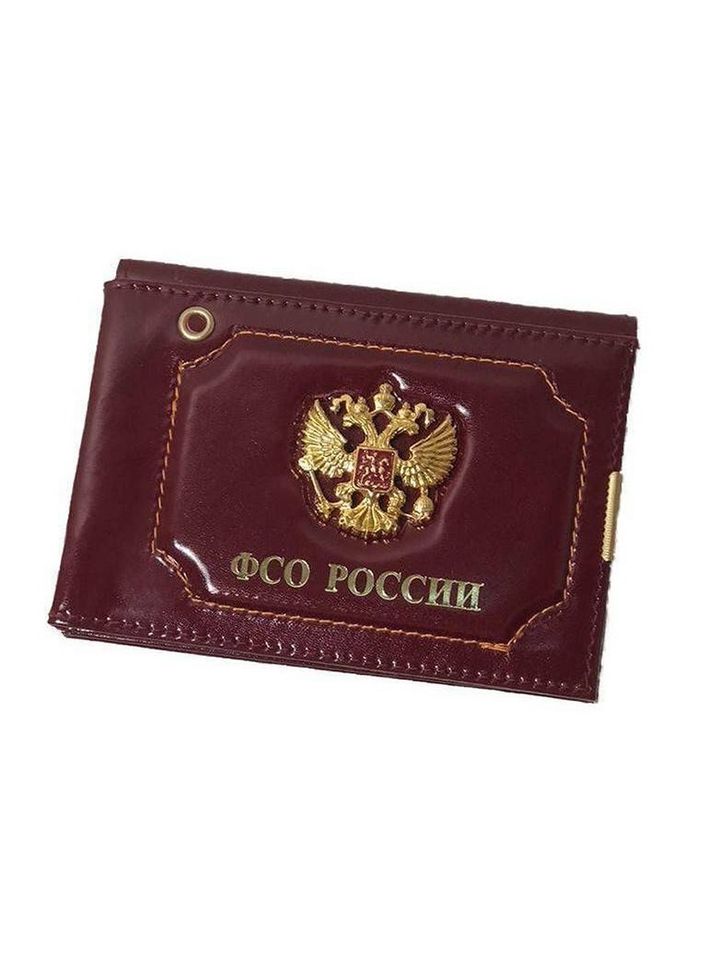Обложка на удостоверение и документы со знаком ФСО