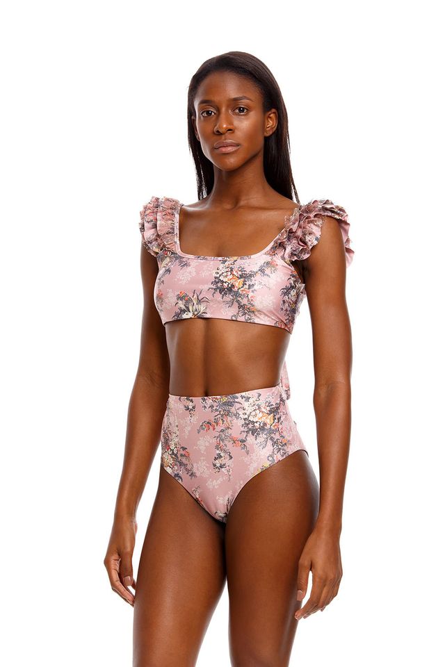 Классический топ Arielle Papier с крылышками «алитас»