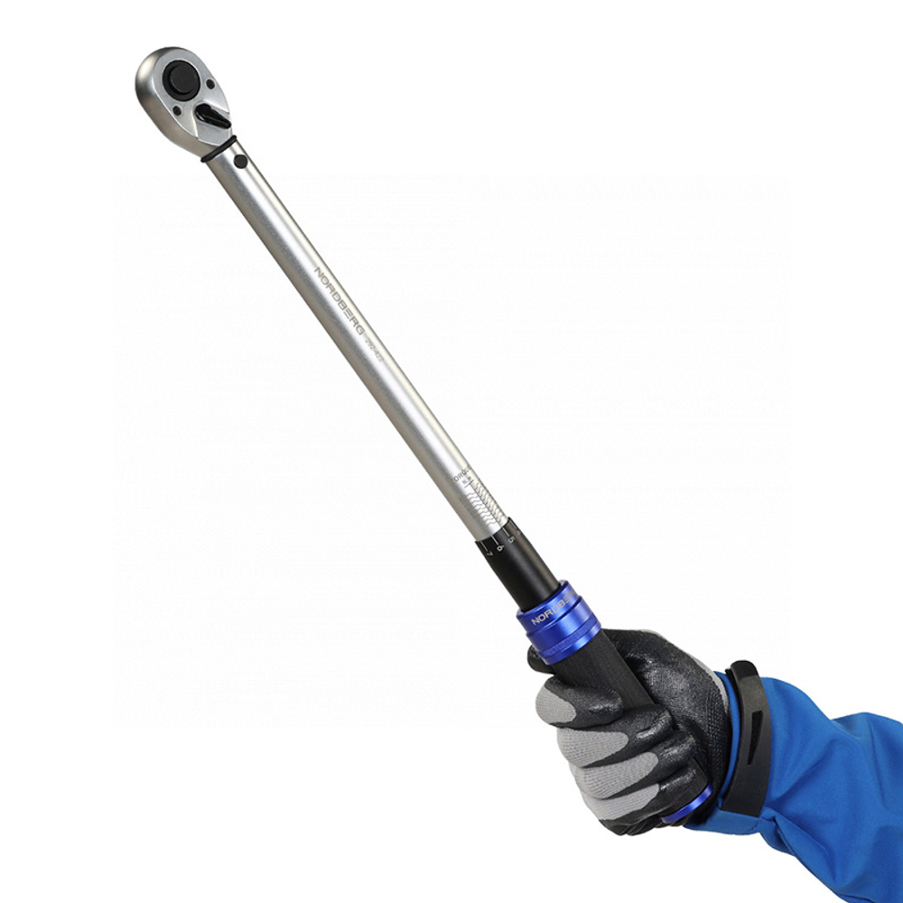 NORDBERG (292-422) Ключ динамометрический 1/2", 40-220 Нм, в кейсе