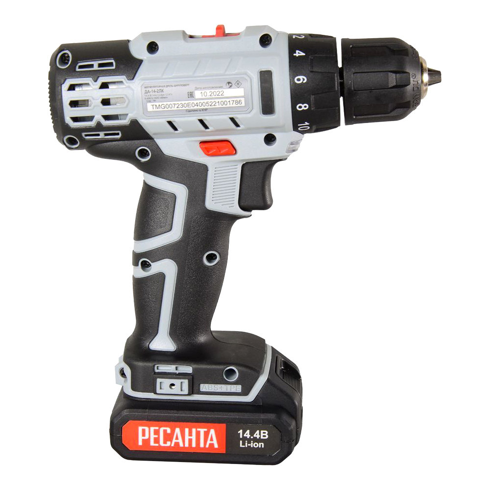 Дрель-шуруповерт аккумуляторная Ресанта ДА-14-2ЛК