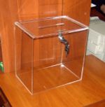 Ящик для анкет 300х200х300 врезной замок