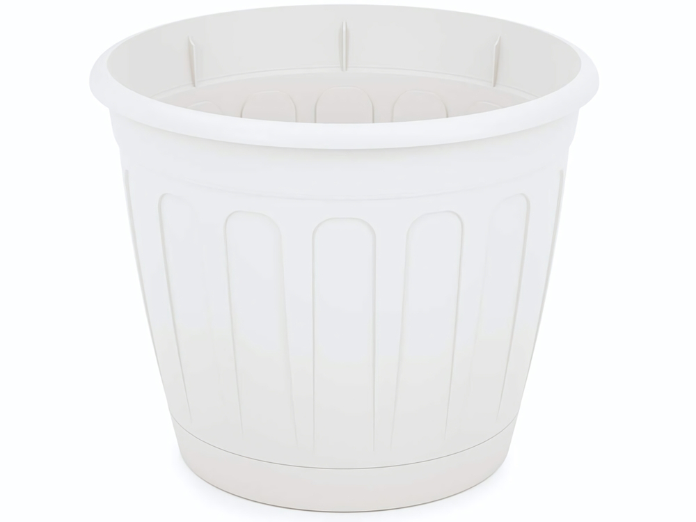 Горшок цветочный Дионис 3,6л (белый)