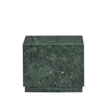 Приставной столик Sorein из черного мрамора 50 x 50 см