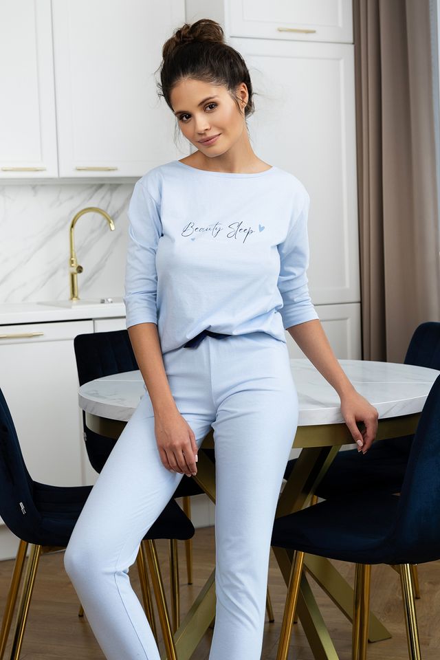 Хлопковая пижама с рукавом 3/4 Beauty Sleep