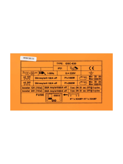 Пуско-зарядное устройство Gigant GSC-630