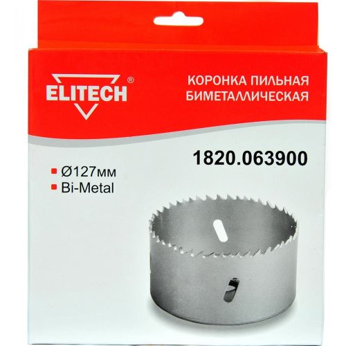 Цифенбор биметаллический ELITECH 127 мм   1820.063900