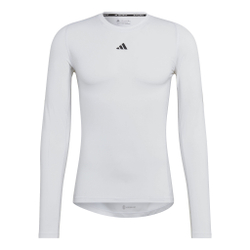 Мужское теннисное поло adidas Tech-Fit Long Sleeve Men - White