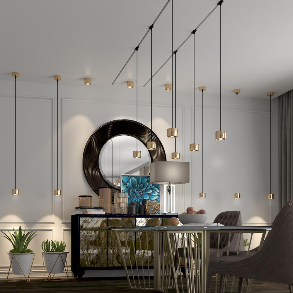 358669 OVER NT21 390 золото Светильник накладной светодиодный IP20 LED 4000К 12W 220V PATERA