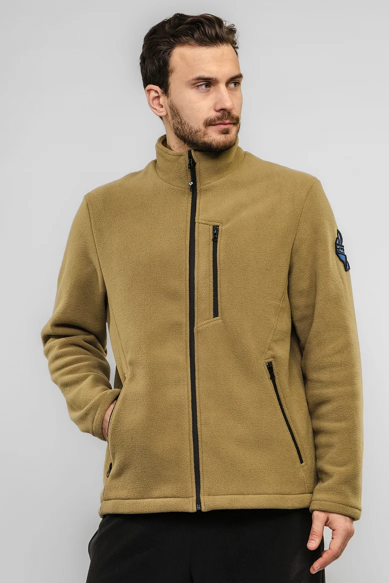 Кофта "НОХО" флисовая мужская, цвет "Болотные угодья"