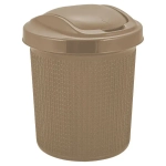 Контейнер для мусора Ajur 12 л кофейный (комплект 8 шт)