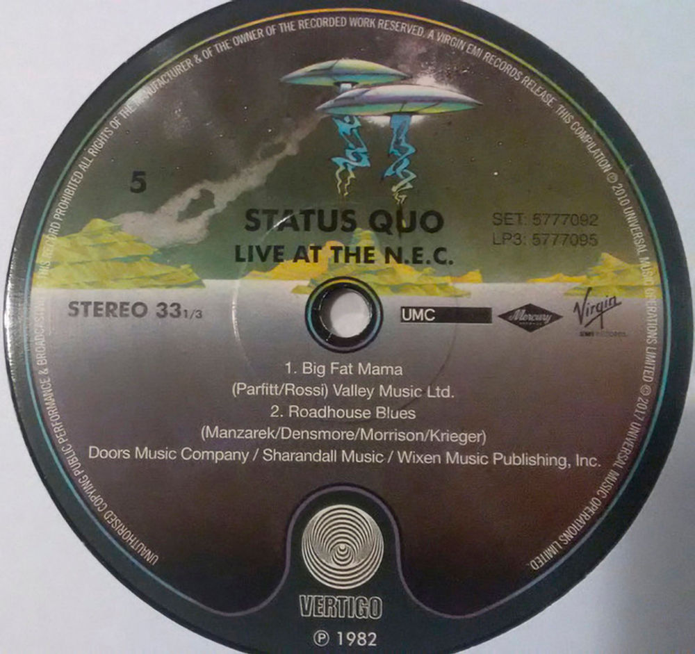 Status Quo / Live At The N.E.C. (3LP)