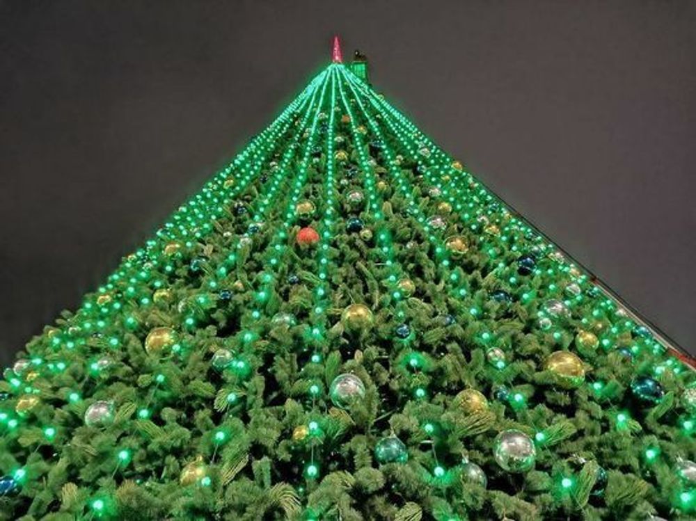 Умная уличная гирлянда «3D» на елку от 4 до 30 м