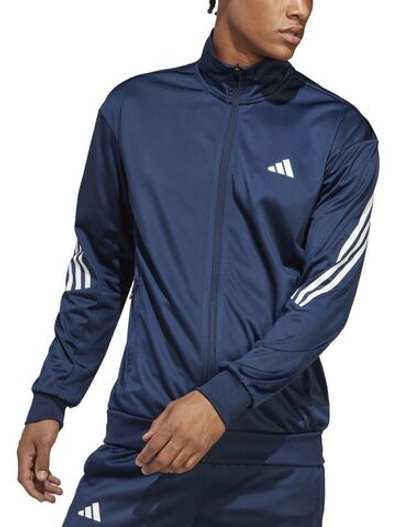 Мужская теннисная кофта Adidas 3 Stripes Knit Jacket - collegiate navy