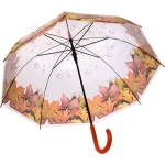 Зонт-трость женский купол «Цветы», 8 спиц, цвет микс, d-80см, длина в слож. виде 82см