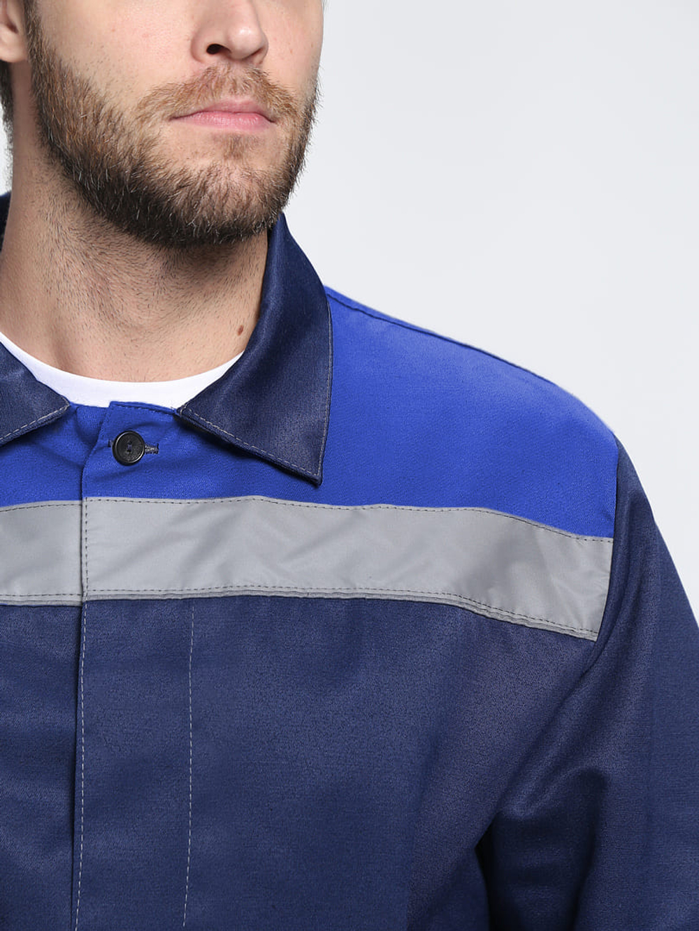 Костюм Лигор-2 СОП CH (тк.Смесовая,210) п/к, т.синий/васильковый