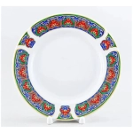 Тарелка мелкая 200 мм Хлопок Гладкий край фарфор