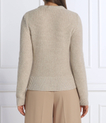 Хлопковый свитер felin Marella SPORT - кремовый(33662727)