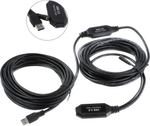 VCOM &lt; CU827-10м&gt; Кабель удлинительный активный USB 3.0-repeater A--&gt;A 10м