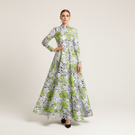 Атлас стрейч цветы