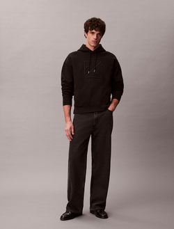 Худи Calvin Klein Heavy Jersey Logo Black